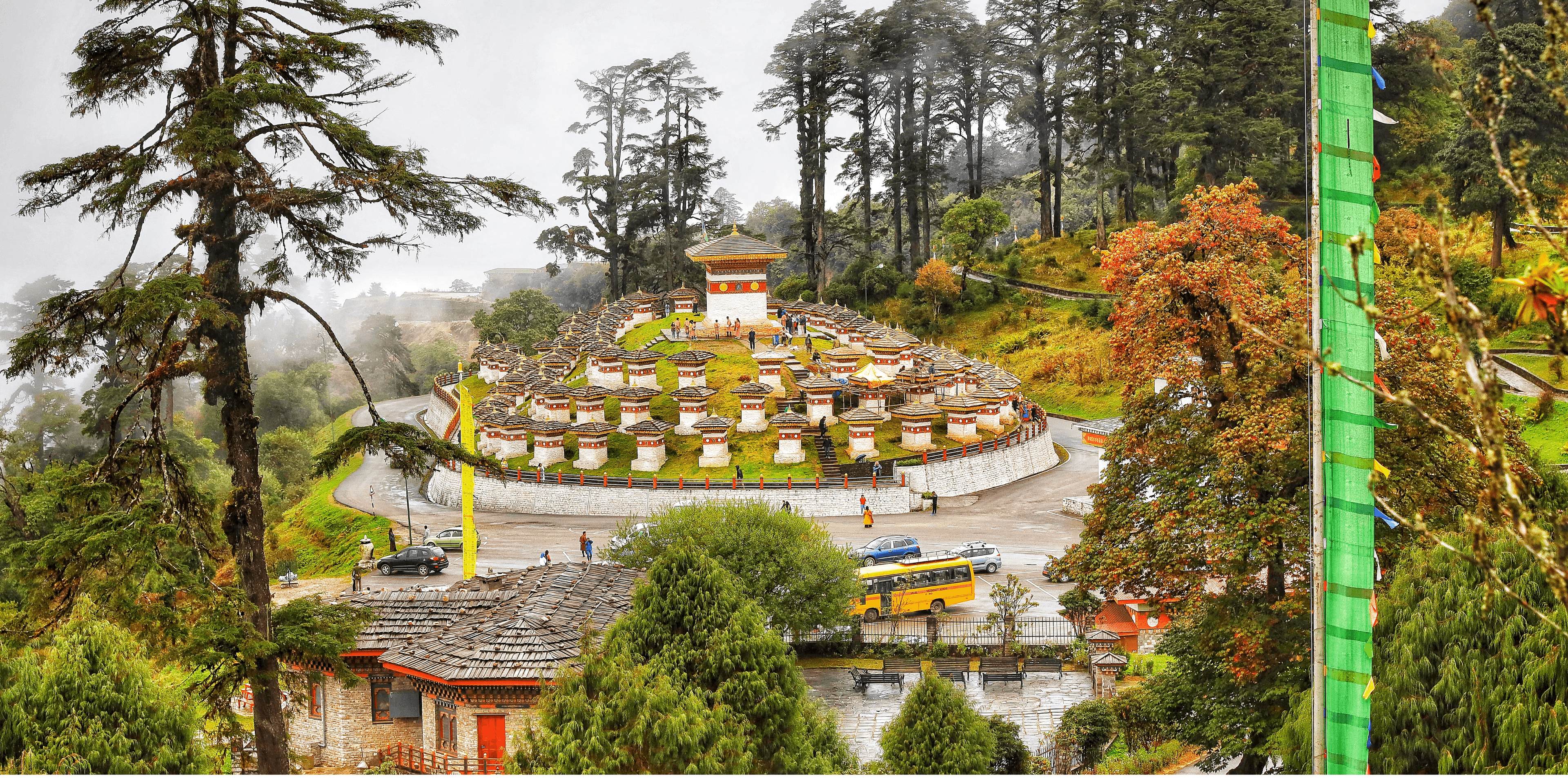 Pass of 108 Chortens